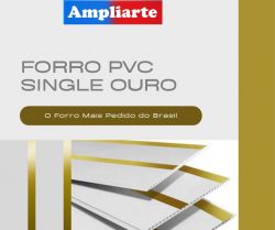 FORRO PVC BRANCO SINGLE OURO 5,00MT  